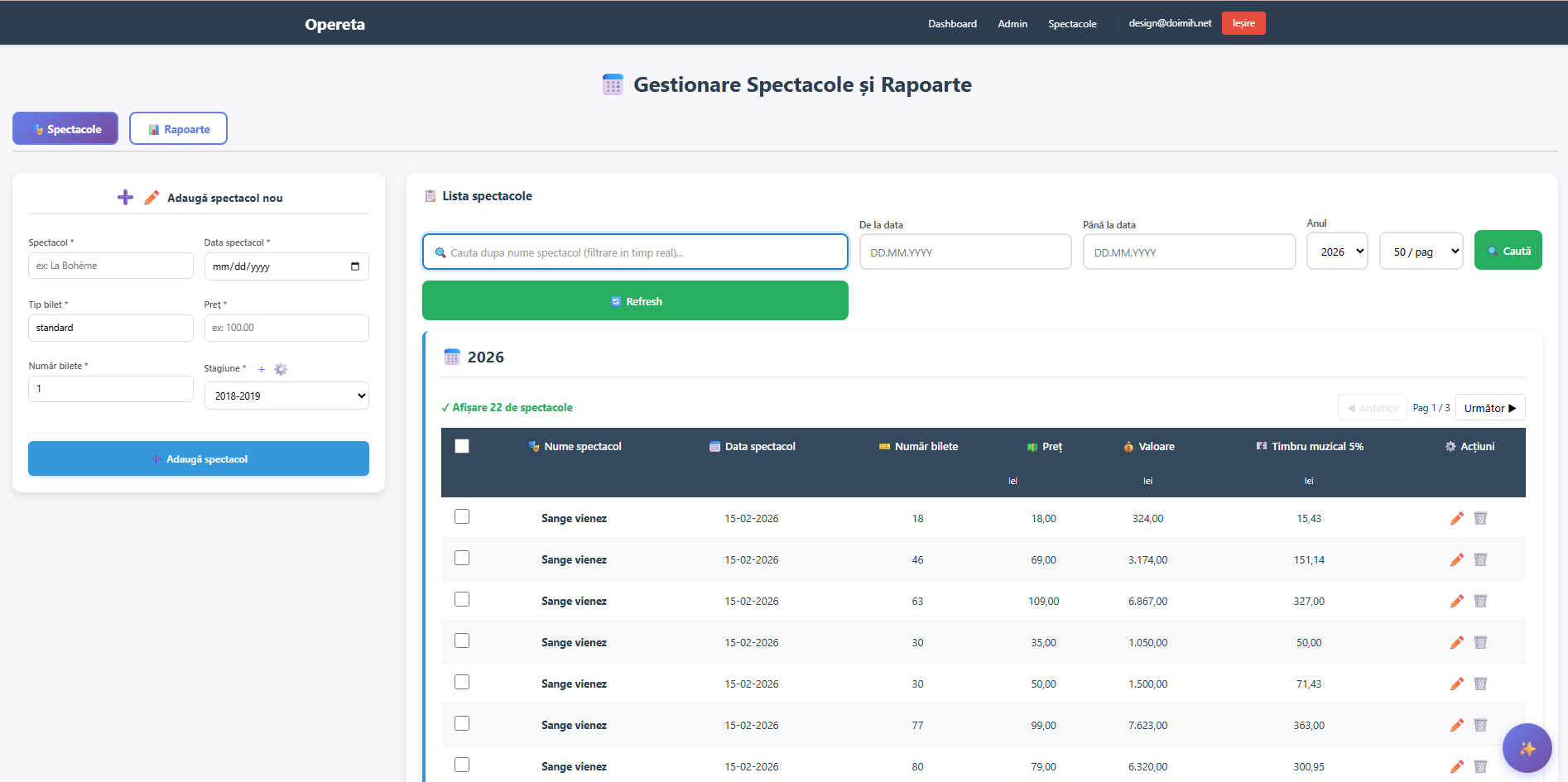 Tickets & Events Management Platform
