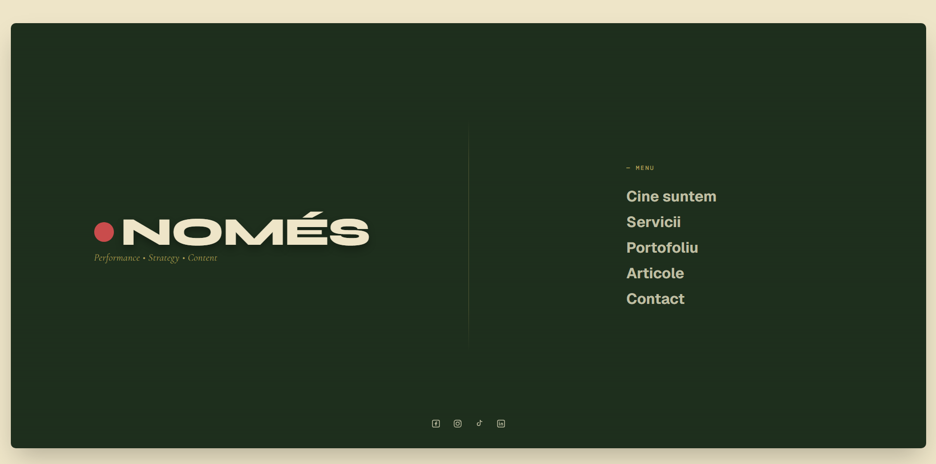 Nomes — project screenshot